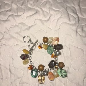 Silpada stone charm bracelet